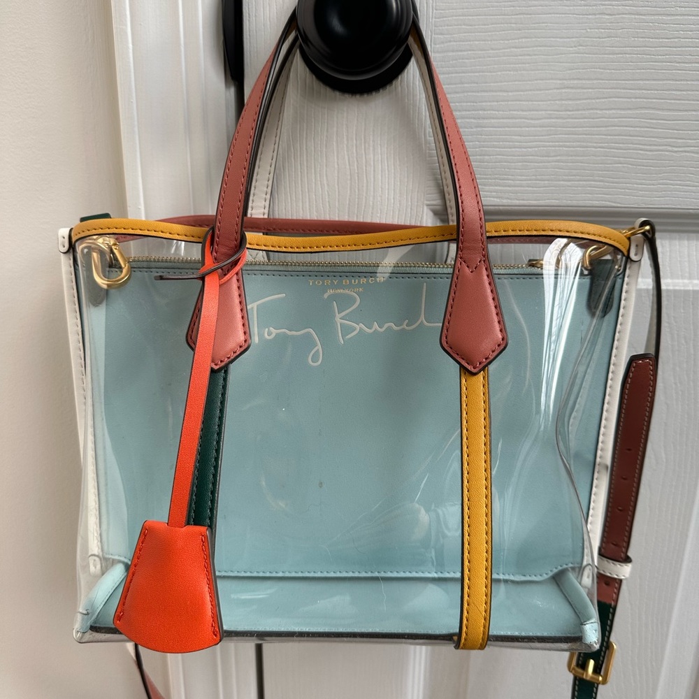 Tory Burch Perry Small Clear Tote